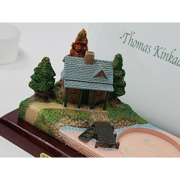Our America Thomas Kinkade Candle Plaque The End Of A Perfect Day #28019 - Picture 11 of 13